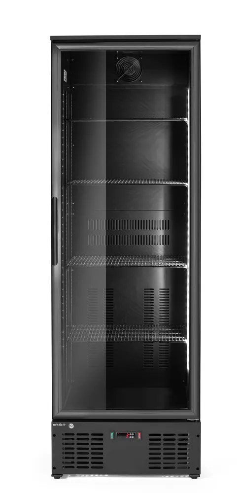 Back bar refrigerator single-door, Arktic, 243L, Black, 230V/195W, 530x600x(H)1820mm