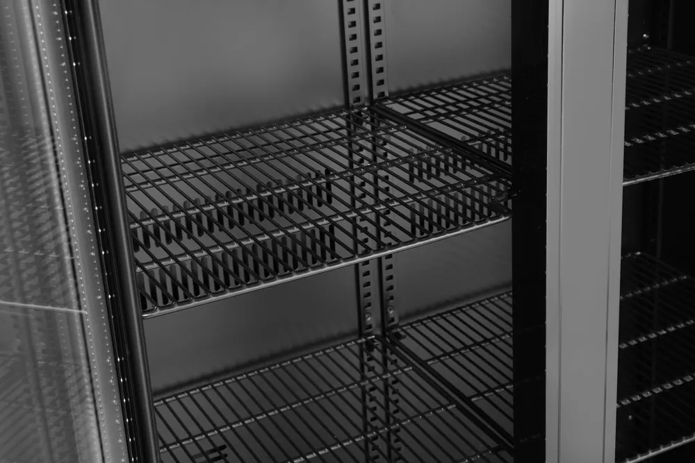 Vis Back bar refrigerator double-door, Arktic, 477L, Black, 230V/365W, 530x900x(H)1820mm, bilde 4