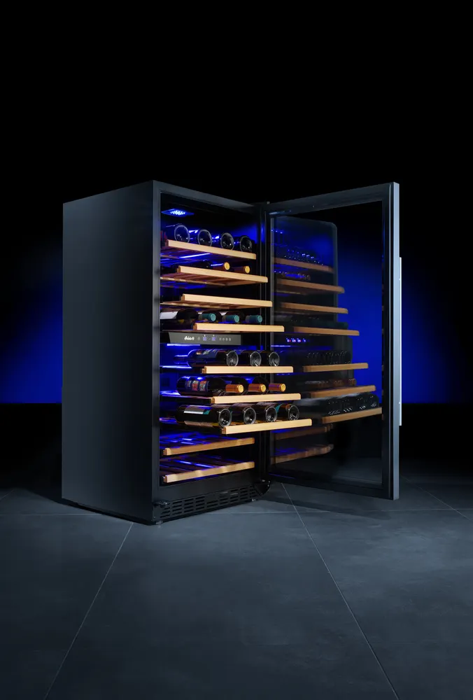 Vis Wine cooler, 2-zone, 72 bottles, Arktic, 232L, 230V/110W, 595x675x(H)1215mm, bilde 5