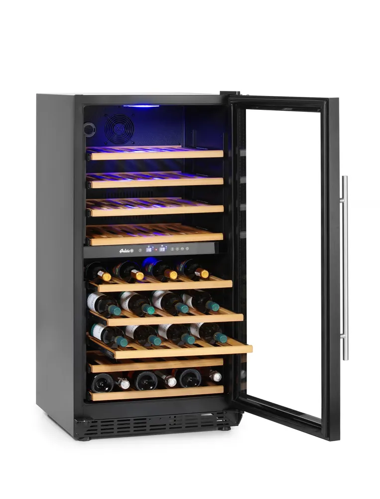 Vis Wine cooler, 2-zone, 72 bottles, Arktic, 232L, 230V/110W, 595x675x(H)1215mm, bilde 2