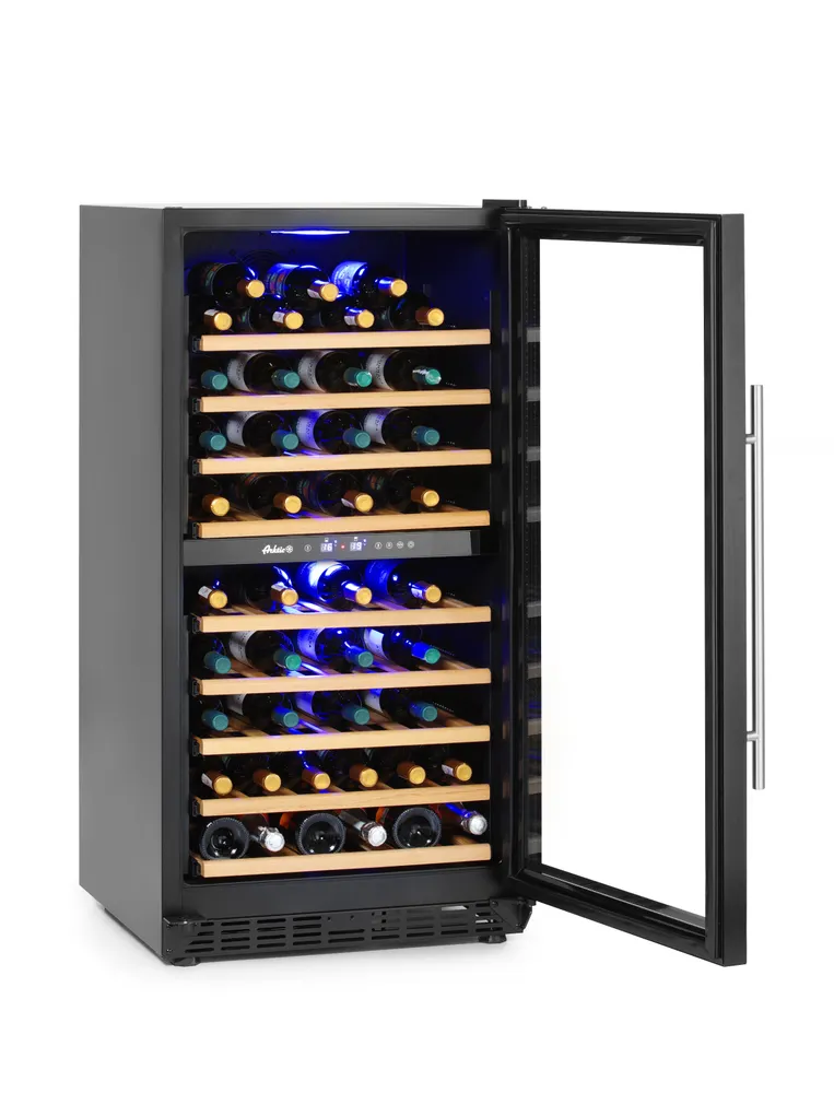 Vis Wine cooler, 2-zone, 72 bottles, Arktic, 232L, 230V/110W, 595x675x(H)1215mm, bilde 6
