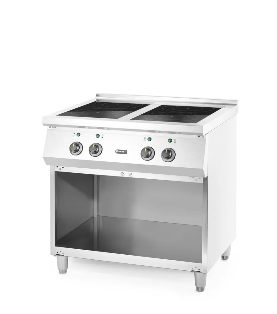 Vis Induction stove, 4 hobs, HENDI, Open storage area, 400V/17000W, 800x720x(H)854mm, bilde 2