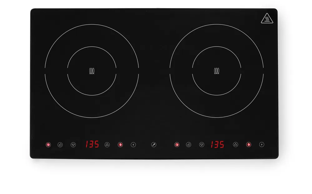 Double induction cooker, HENDI, Kitchen Line, 230V/3500W, 608x405x(H)54mm