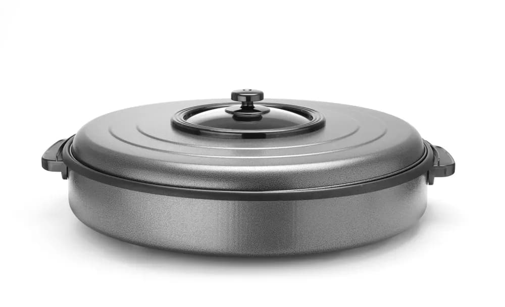 Party pan, HENDI, inner pan 550x(H)60mm, 230V/1600W, ⌀620x(H)170mm