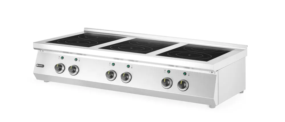 Vis Induction stove, 6 hobs, HENDI, Open storage area, 400V/25500W, 1200x700x(H)890mm, bilde 4