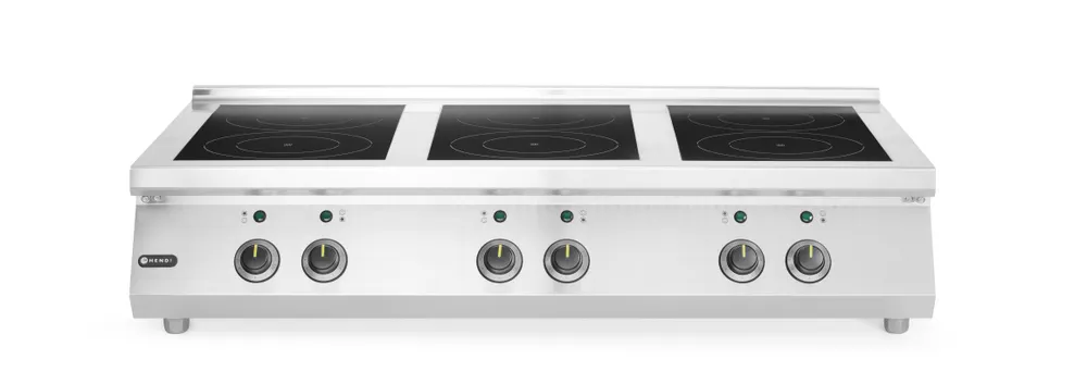 Vis Induction stove, 6 hobs, HENDI, Open storage area, 400V/25500W, 1200x700x(H)890mm, bilde 5