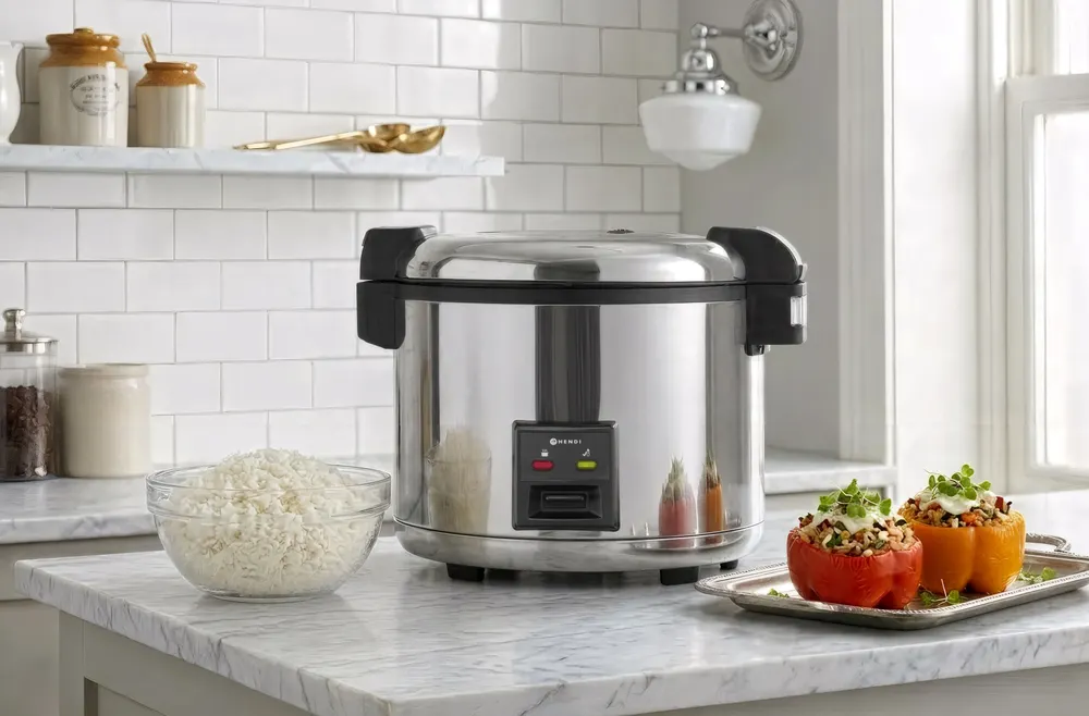 Vis Rice cooker & warmer 5.4 l, HENDI, Profi Line, 5,4L, 230V/1950W, 513x422x(H)380mm, bilde 4