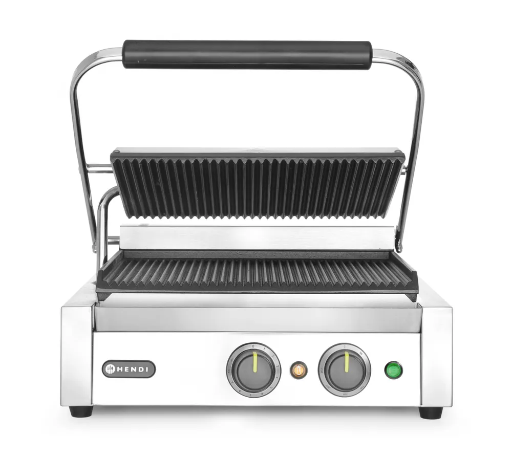 Vis Contact grill Panini, HENDI, Silver, 220-240V/2200W, 430x375x(H)216mm, bilde 6