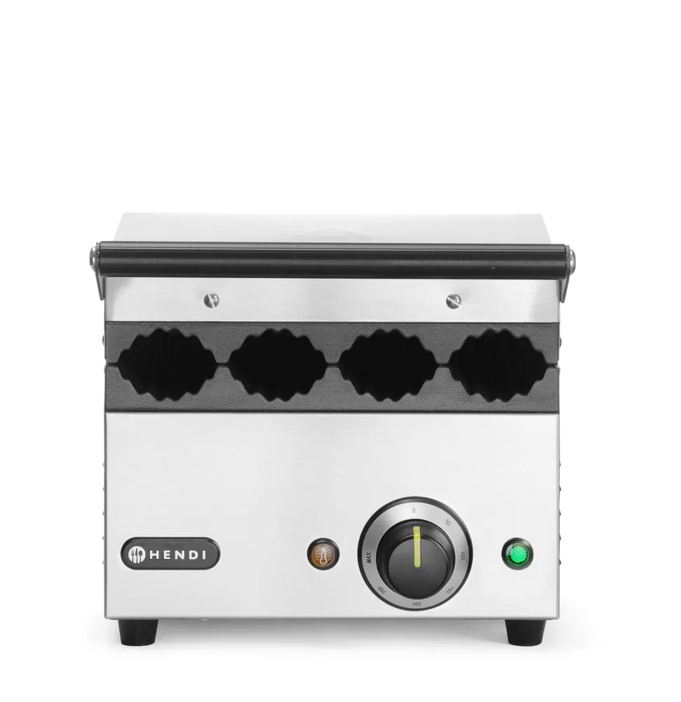 Contact grill for hot dogs and wraps, HENDI, 230V/1800W, 385x285x(H)254mm