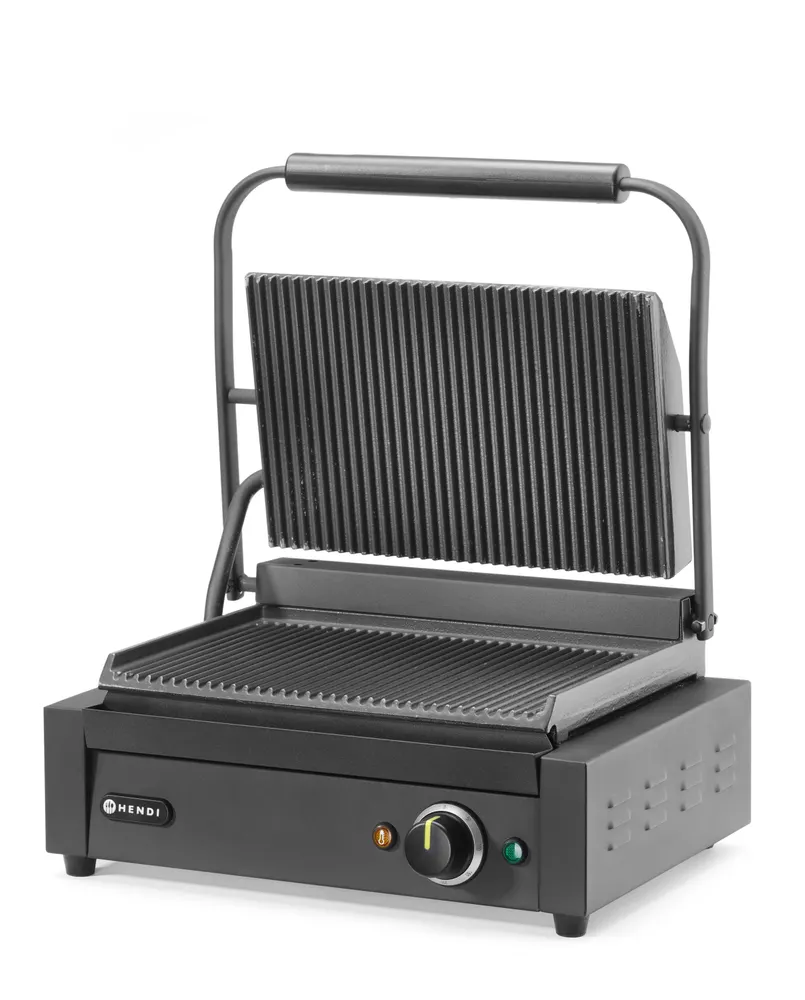 Vis Contact grill Panini, HENDI, Black, 220-240V/2200W, 430x375x(H)216mm, bilde 4