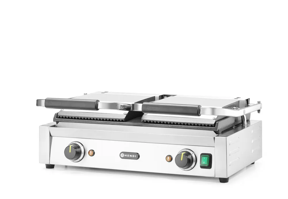 Vis Contact grill - double version, HENDI, ribbed top and smooth bottom, 230V/3600W, 570x375x(H)216mm, bilde 5