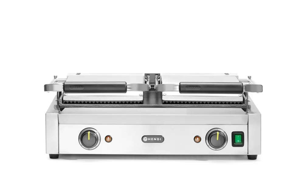 Vis Contact grill - double version, HENDI, ribbed top and smooth bottom, 230V/3600W, 570x375x(H)216mm, bilde 4