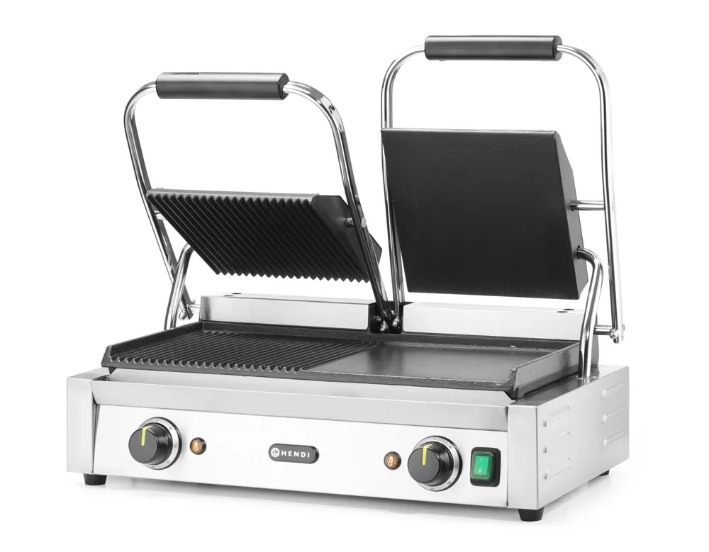 Vis Contact grill - double version, HENDI, half smooth, half ribbed, 230V/3600W, 570x375x(H)216mm, bilde 3