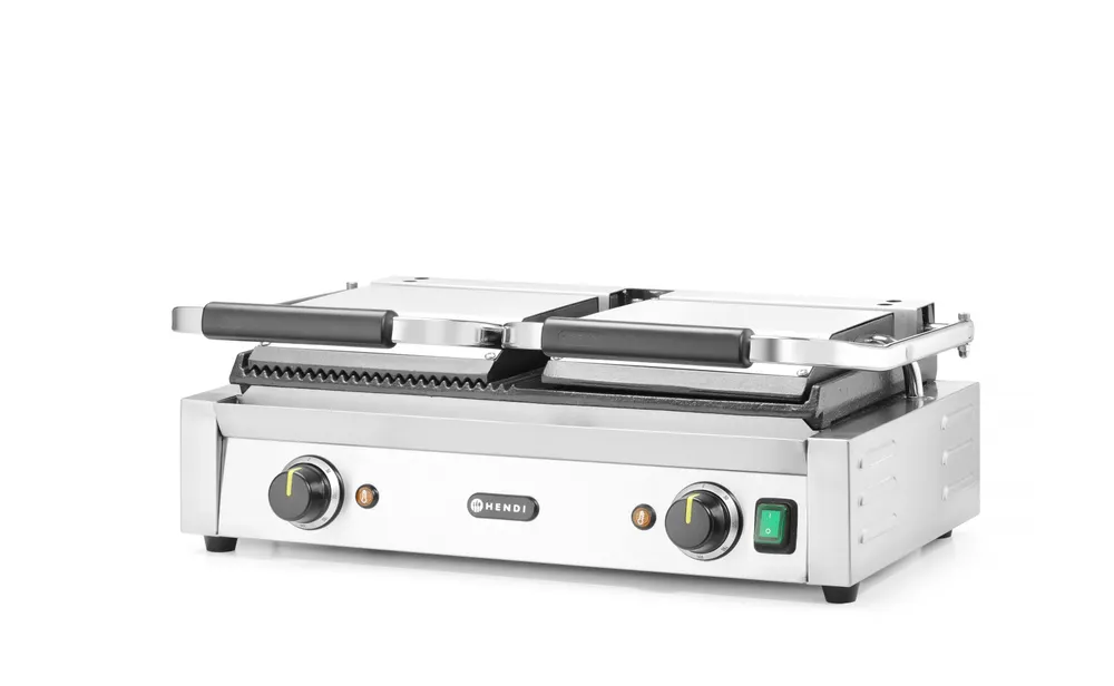 Vis Contact grill - double version, HENDI, half smooth, half ribbed, 230V/3600W, 570x375x(H)216mm, bilde 5