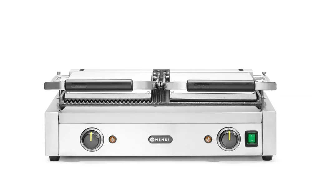 Vis Contact grill - double version, HENDI, half smooth, half ribbed, 230V/3600W, 570x375x(H)216mm, bilde 4