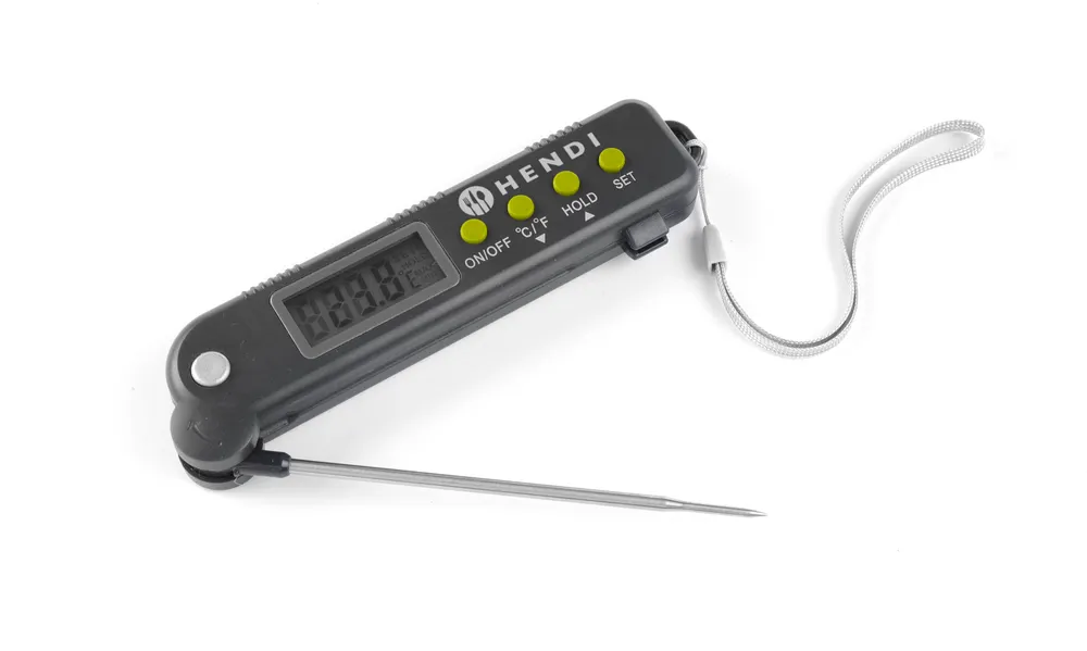 Thermometer with foldable probe, HENDI, 160x40x(H)25mm