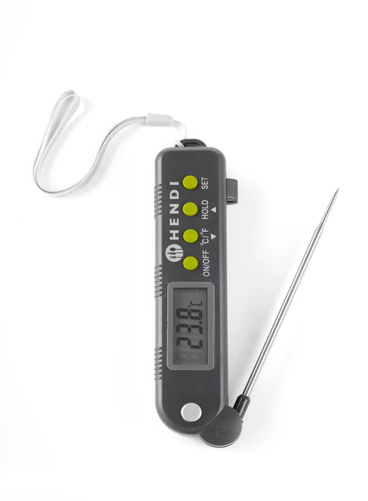 Vis Thermometer with foldable probe, HENDI, 160x40x(H)25mm, bilde 3