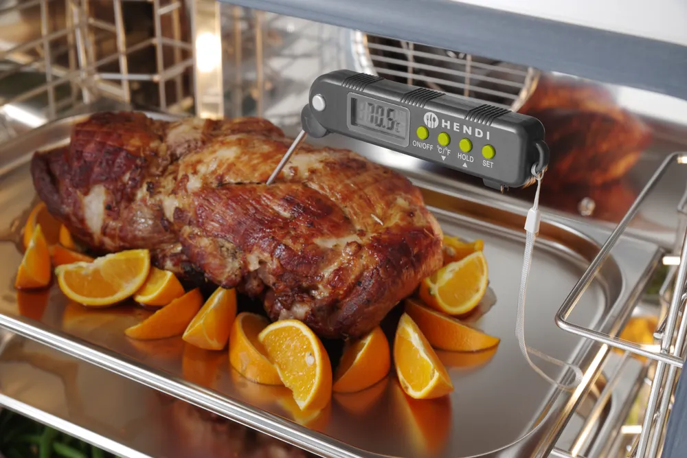 Vis Thermometer with foldable probe, HENDI, 160x40x(H)25mm, bilde 2