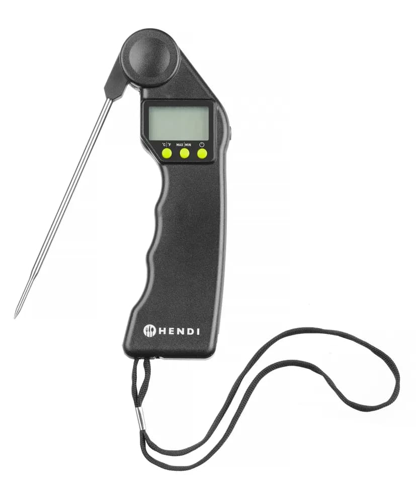 Vis Digital thermometer with foldable probe, HENDI, Black, 160x55x(H)20mm, bilde 5