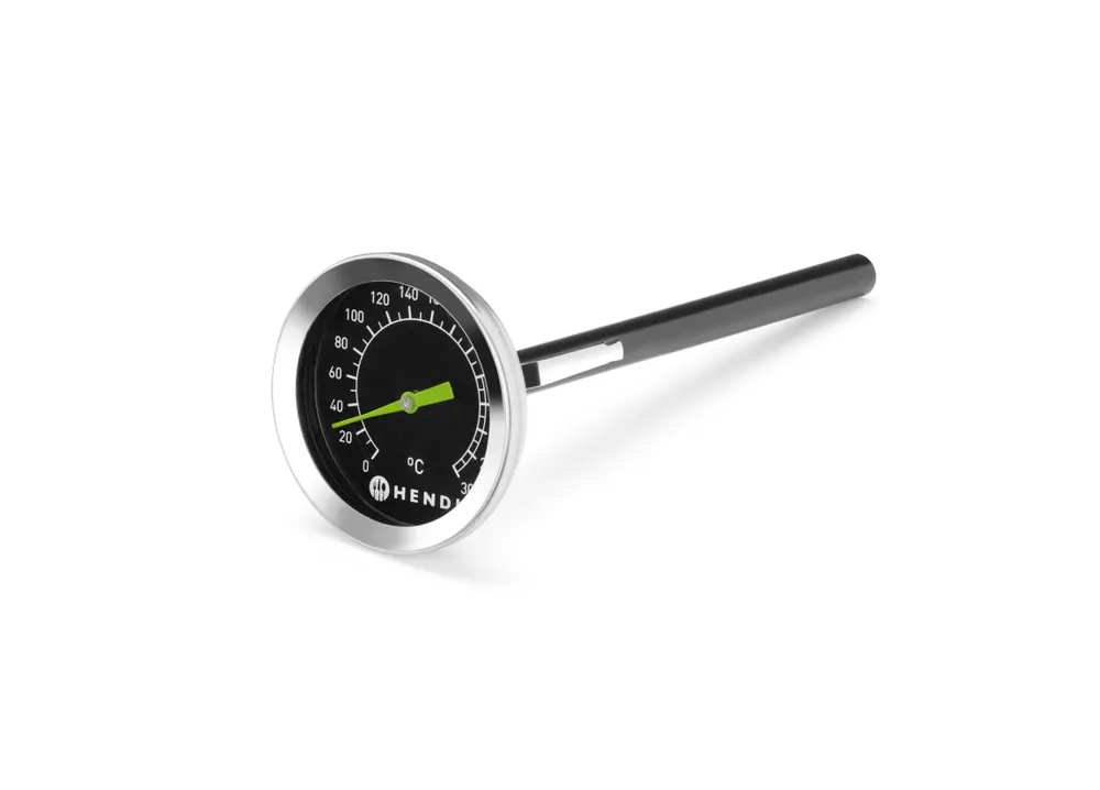 Analogue thermometer, HENDI, Black, ⌀52x(H)140mm