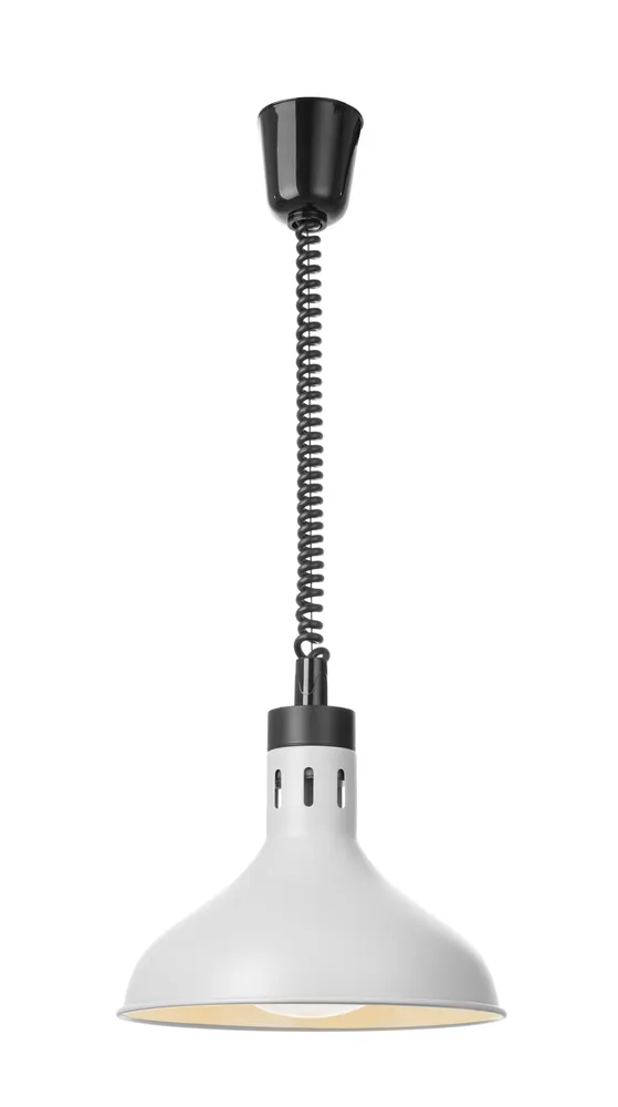 Vis Rise and fall heat lamp, bell-shaped, HENDI, White, 230V/250W, ⌀295x(H)207mm, bilde 2