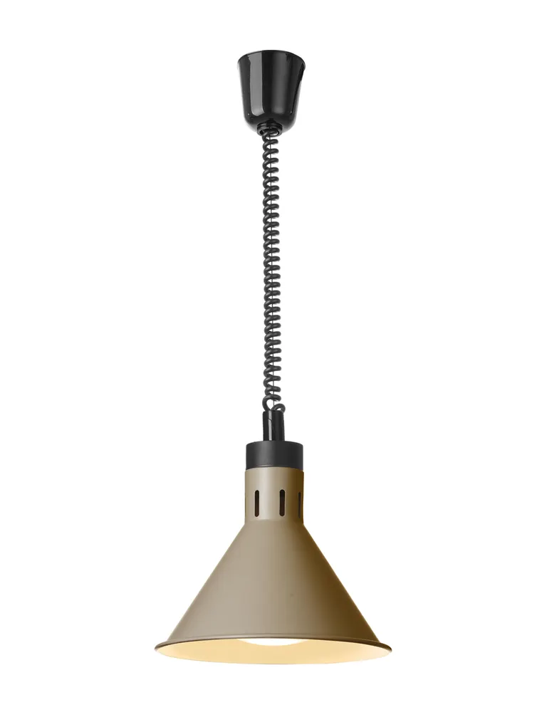 Vis Rise and fall heat lamp, conical, HENDI, Beige, 230V/375W, ⌀275x(H)250mm, bilde 2
