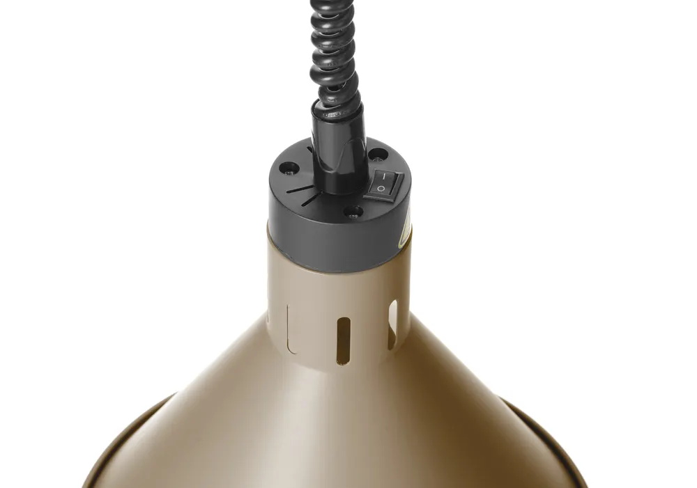 Vis Rise and fall heat lamp, conical, HENDI, Beige, 230V/375W, ⌀275x(H)250mm, bilde 3