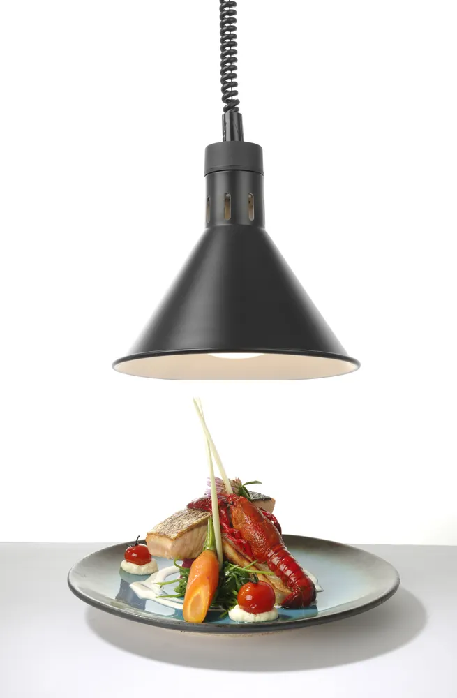 Vis Rise and fall heat lamp, conical, HENDI, Black, 230V/375W, ⌀275x(H)250mm, bilde 3