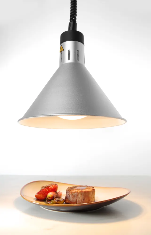 Vis Rise and fall heat lamp, conical, HENDI, Silver, 230V/375W, ⌀275x(H)250mm, bilde 3