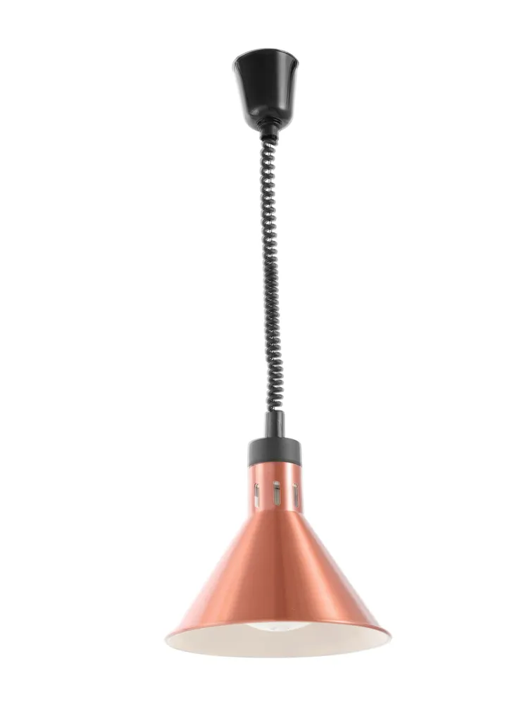 Vis Rise and fall heat lamp, conical, HENDI, Copper, 230V/375W, ⌀275x(H)250mm, bilde 2