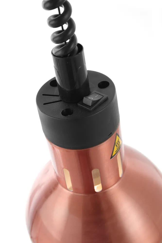 Vis Rise and fall heat lamp, cylindrical, HENDI, Copper, 230V/375W, ⌀175x(H)250mm, bilde 5