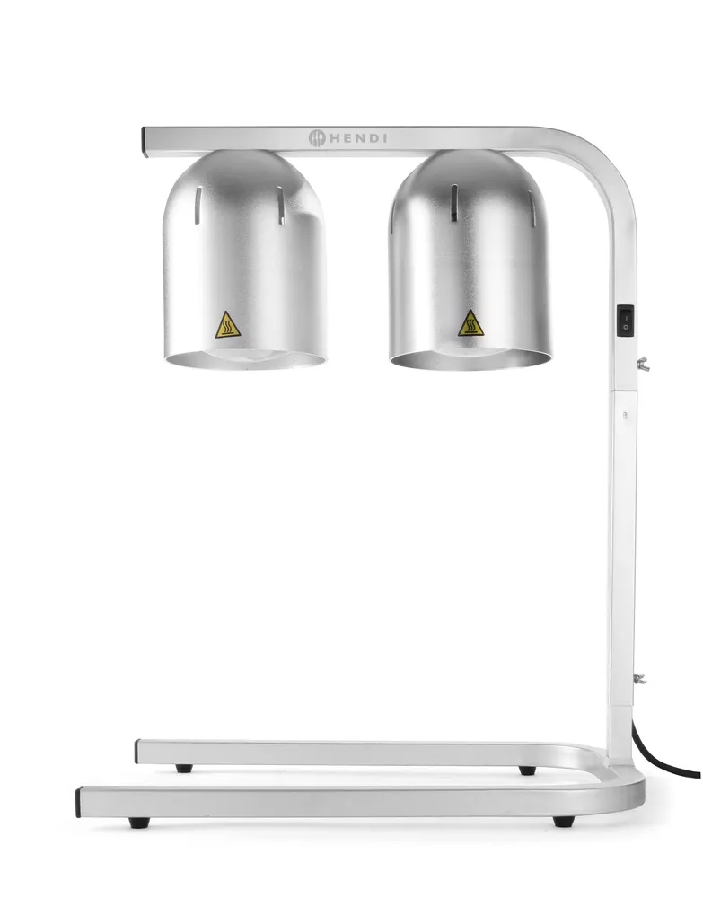 Food warmer, infrared, HENDI, Silver, 230V/500W, 453x360x(H)790mm