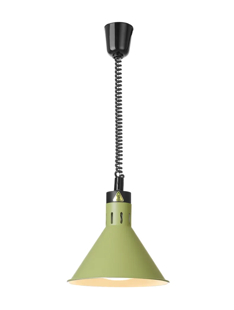 Vis Rise and fall heat lamp, conical, HENDI, Green, 230V/375W, ⌀275x(H)250mm, bilde 2