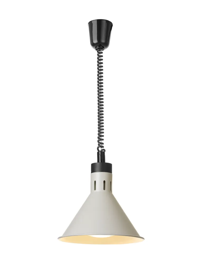 Vis Rise and fall heat lamp, conical, HENDI, White, 230V/375W, ⌀275x(H)250mm, bilde 2