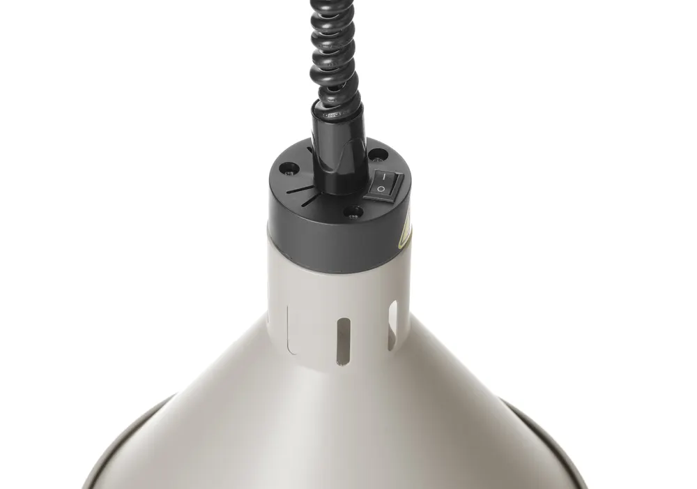 Vis Rise and fall heat lamp, conical, HENDI, White, 230V/375W, ⌀275x(H)250mm, bilde 5