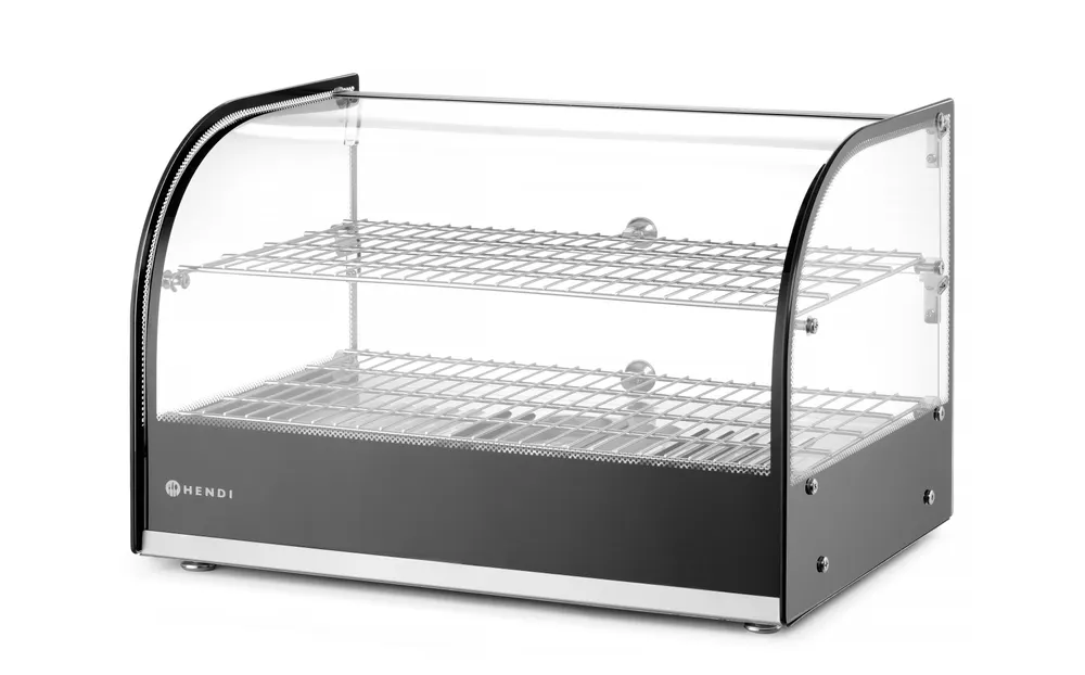 Vis Heated countertop display two levels, HENDI, double level, Black, 230V/800W, 554x376x(H)376mm, bilde 2