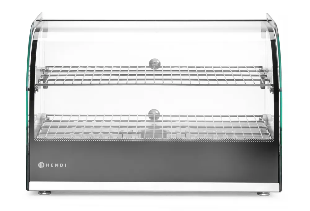 Heated countertop display two levels, HENDI, double level, Black, 230V/800W, 554x376x(H)376mm