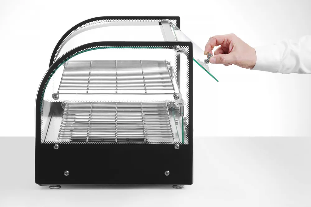 Vis Heated countertop display two levels, HENDI, double level, Black, 230V/800W, 554x376x(H)376mm, bilde 5