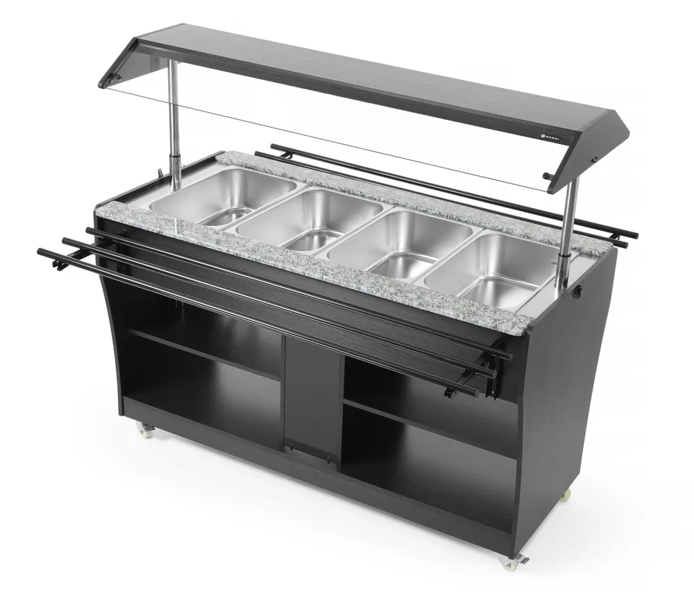 Vis Heated buffet, HENDI, GN 1/1, 1490L, 765x1490x(H)1370mm, bilde 5