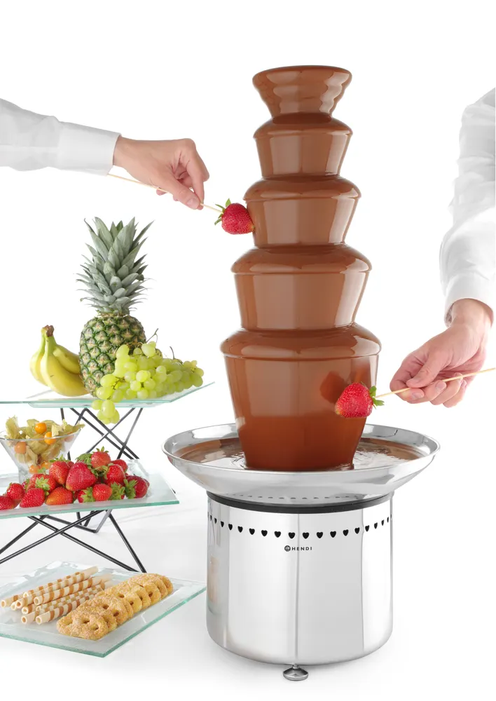 Vis Chocolate fountain 5 tiers, HENDI, 230V/265W, ⌀332x(H)709mm, bilde 4