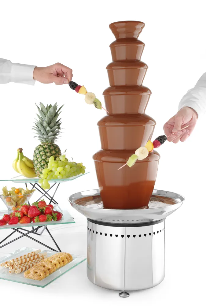 Vis Chocolate fountain 6 tiers, HENDI, 230V/300W, ⌀372x(H)850mm, bilde 3