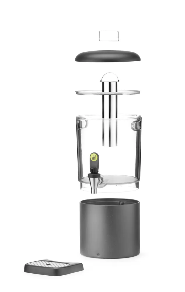 Vis Juicer UNIQ, HENDI, designed by Robert Bronwasser, 4L, Black, 315x211x(H)431mm, bilde 5