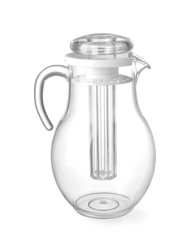 Pitcher with ice tube, HENDI, 3L, ⌀170x(H)285mm