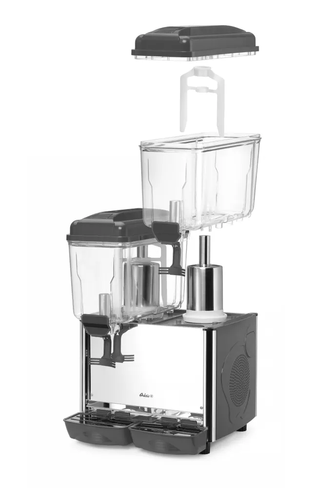 Vis Juice dispenser, Arktic, 2 containers, 230V/370W, 415x485x(H)645mm, bilde 4