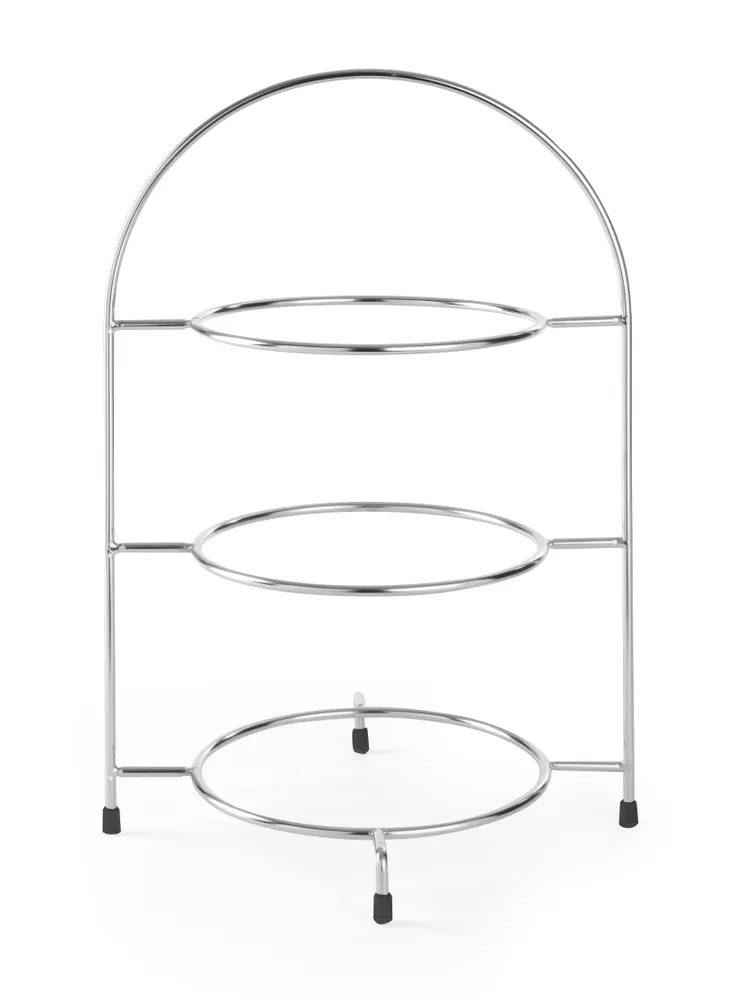 Serving stand for plates, HENDI, plates max. Ø 275 mm, 290x290x(H)440mm
