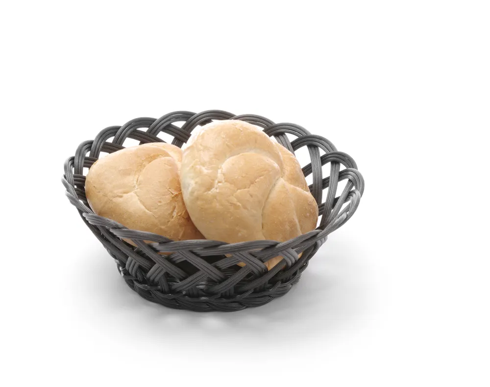 Vis Baskets with woven sides, HENDI, rectangular, Black, 225x150x(H)65mm, bilde 4