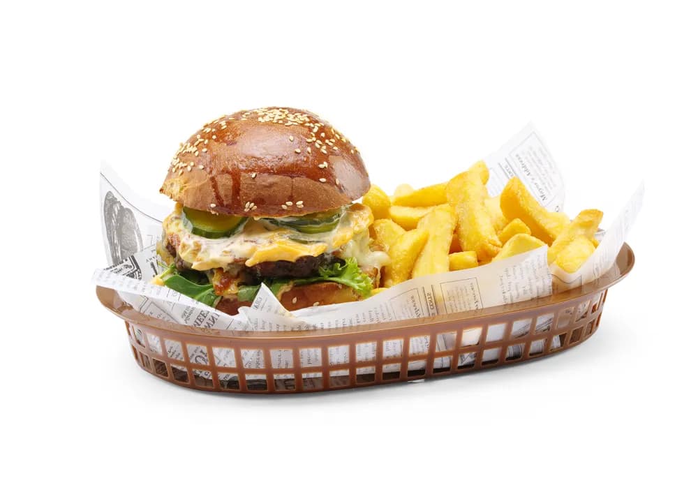 Vis Serving baskets fast food style, HENDI, Brown, 6 pcs., 275x175x(H)38mm, bilde 2
