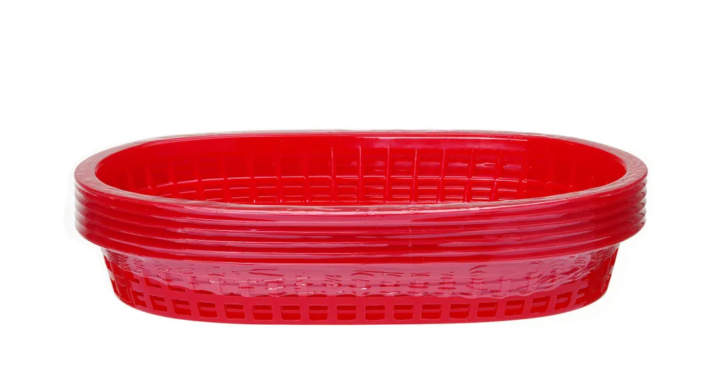 Vis Serving baskets fast food style, HENDI, Red, 6 pcs., 272x175x(H)38mm, bilde 5