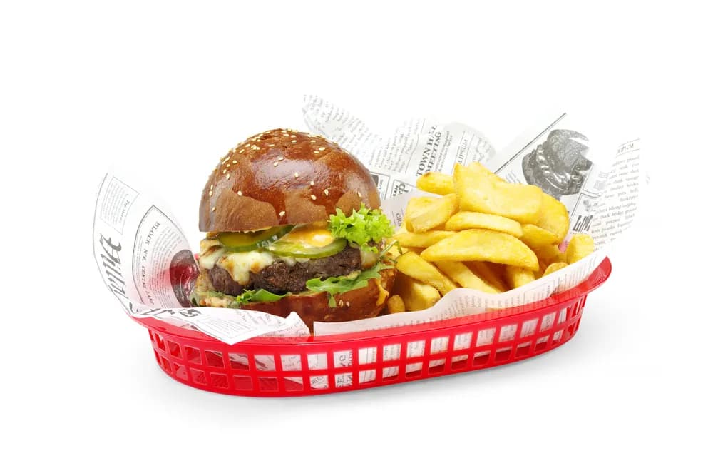 Vis Serving baskets fast food style, HENDI, Brown, 6 pcs., 275x175x(H)38mm, bilde 7