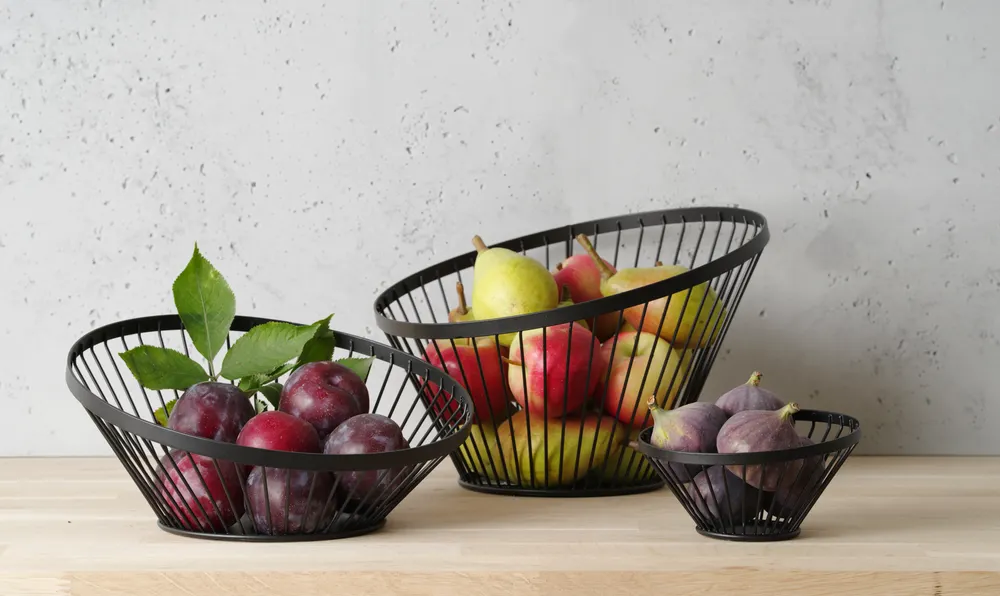 Vis Fruit basket angled round black, HENDI, ⌀280x(H)130mm, bilde 6